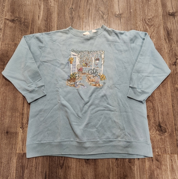 Vintage Bobbi Brooks Graphic Sweater - Picture 1 of 5